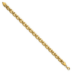 14K Polished Fancy Link Bracelet