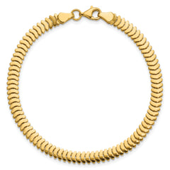 14K Polished Fancy Link Bracelet