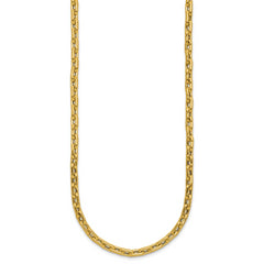 14K Polished Fancy Link Necklace
