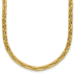 14K Polished Fancy Link Necklace
