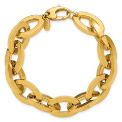 14K Polished Fancy Link Bracelet