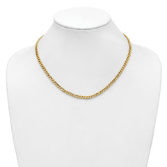 14K Polished Fancy Link Necklace