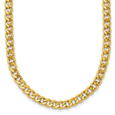 14K Polished Fancy Link Necklace