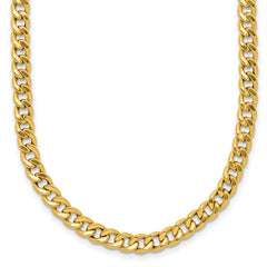 14K Polished Fancy Link Necklace