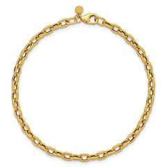 14K Polished Fancy Link Bracelet