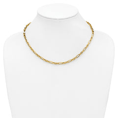 14K Polished Fancy Link Necklace