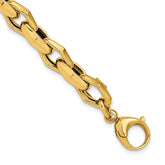 14K Polished Fancy Link Bracelet