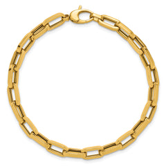 14K Polished Fancy Link Bracelet