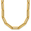 14K Polished Paperclip Link Necklace