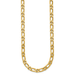 14K Polished Fancy Link Necklace