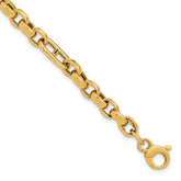 14K Polished Fancy Link Bracelet