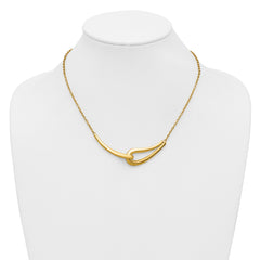 14K Polished Fancy Necklace