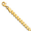 14K Yellow Gold Polished Bracelet, 7 in