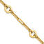 14K Yellow Gold Paperclip Link Bracelet