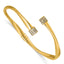 14K Yellow Gold Polished Cuff Bracelet