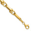 14K Yellow Gold Polished Link Bracelet, 7.5 in