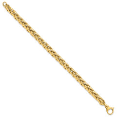 14K Polished Fancy Link Bracelet