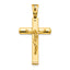 Crucifix Pendant in 14K Yellow Gold, 38mm - Sophia Jewelers