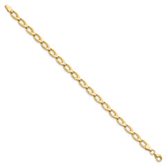 14K Fancy Link Bracelet