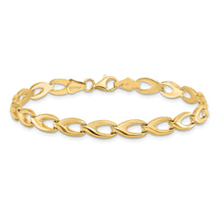 14K Fancy Link Bracelet