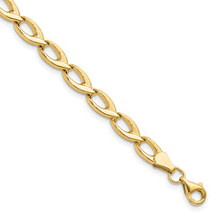 14K Fancy Link Bracelet