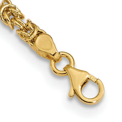 14K Polished Fancy Link Necklace