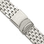 Solid-Link Navitimer-Style Deployment Watch Band in Stainless Steel - Sophia Jewelers