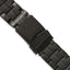 Folded Link Watch Band in Black PVD Stainless Steel, 20mm - Sophia Jewelers