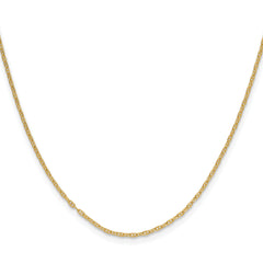 14k 1.5mm Mariners Link Chain