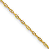 14k 1.5mm Mariners Link Chain