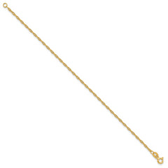 14k 1.8mm Mariners Link Chain