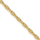 14k 2.35mm Mariners Link Chain