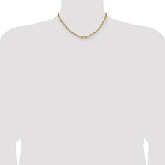 14k 3.5mm D/C Mariner Anchor Chain