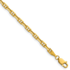 14k 3.5mm D/C Mariner Anchor Chain