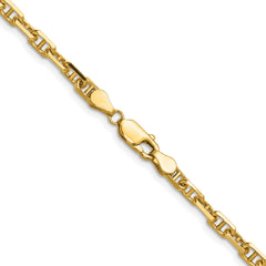 14k 4.1mm D/C Mariner Anchor Chain