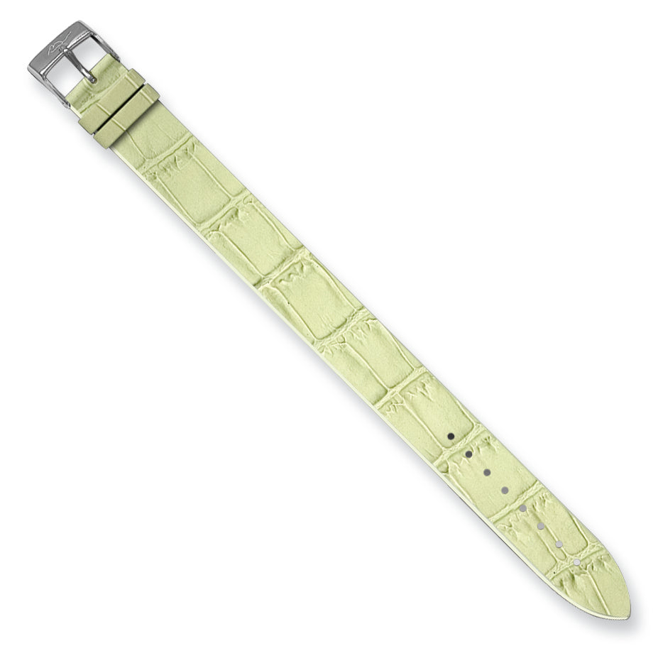 Moog Mint Grn Alligator Texture Matte Finish Calf Lthr Watch Band