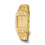 14k Mens Squared Champagne 27x47mm Dial Solid Nugget Watch