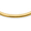 14k Polished 6mm Standard Weight 16 inch Domed Omega Necklace