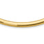 14k Polished 6mm Lightweight 18 inch Domed Omega Necklace