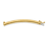 14k 4mm Standard Weight Domed Omega 2 inch Extender for Necklace
