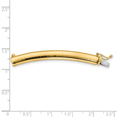 14k 6mm Standard Weight Domed Omega 2 inch Extender for Necklace