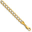 14k 5.9mm Lightweight Pavâ Flat Cuban Chain, 7–24 Inch - Sophia Jewelers