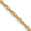 14K 30 inch 2mm Singapore with Lobster Clasp Chain