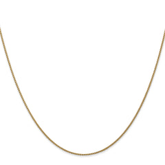 14K 30 inch 1.05mm Diamond-cut Spiga with Lobster Clasp Chain