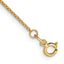 Cable Chain Necklace in 14K Yellow Gold, 0.9mm - Sophia Jewelers