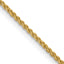 14K 1.25mm Spiga with Lobster Clasp Chain