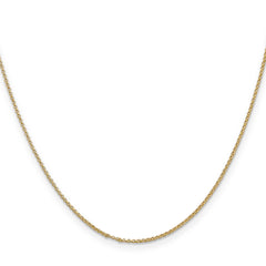14K 24 inch 1.15mm Rolo with Lobster Clasp Pendant Chain