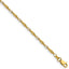 14K Yellow Gold Singapore Chain Necklace 1.9mm