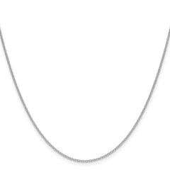14k WG 1.5mm Cable Chain