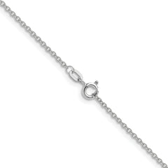 14k WG 1.5mm Cable Chain